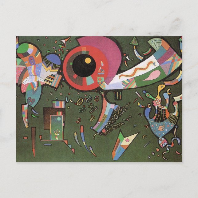 Kandinsky - Around the Circle Postcard (Front)