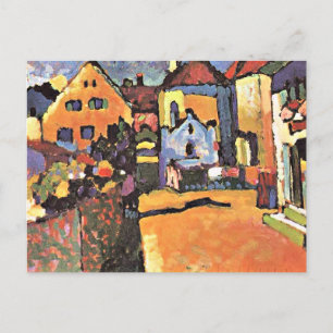 Kandinsky artwork, Grungasse in Murnau, Postcard
