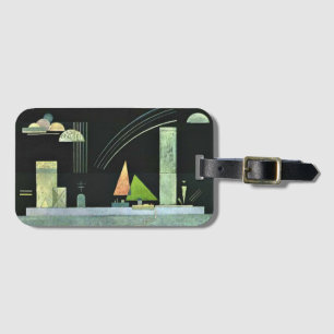 Kandinsky - At Rest, popular abstract artwork Luggage Tag