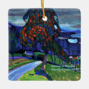 Kandinsky - Autumn in Murnau Ceramic Ornament