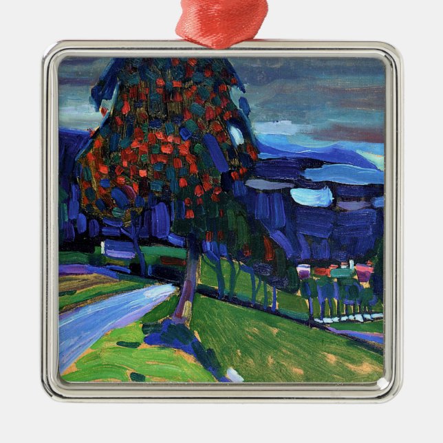 Kandinsky - Autumn in Murnau Metal Ornament (Front)
