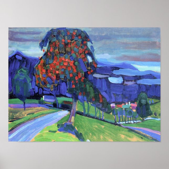 Kandinsky - Autumn in Murnau Poster (Front)