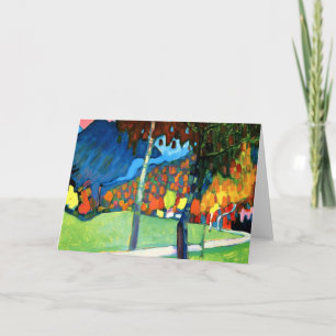 Kandinsky - Autumn Study in Oberau Card