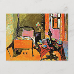 Kandinsky - Bedroom in Aintmillerstrasse, Postcard