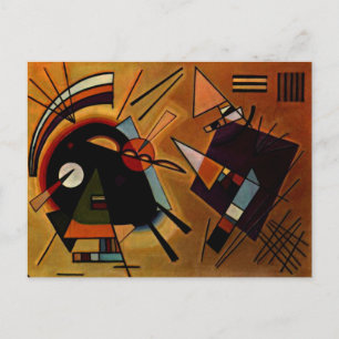 Kandinsky - Black and Violet, Postcard