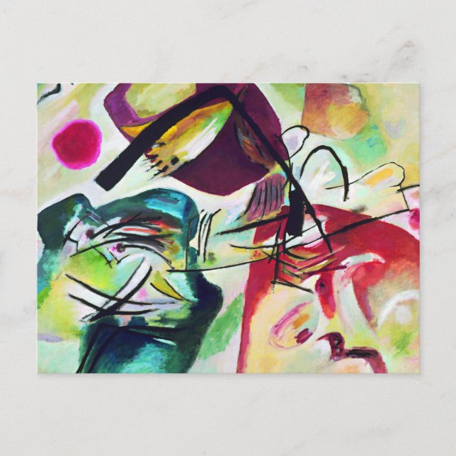 Kandinsky Black Arch Postcard (Front)