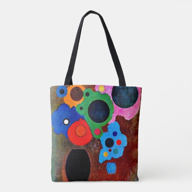 Kandinsky - Black Increasing Tote Bag (Back)