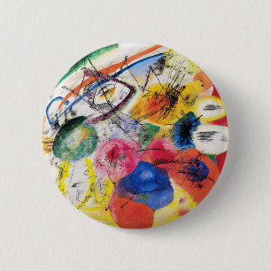 Kandinsky Black Lines Button