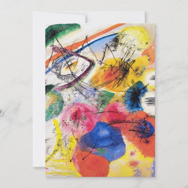 Kandinsky Black Lines Invitations (Front)