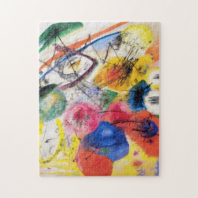Kandinsky Black Lines Puzzle (Vertical)