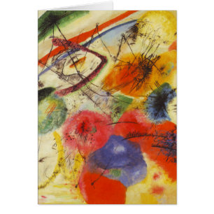 Kandinsky Black Strokes Abstract Painting