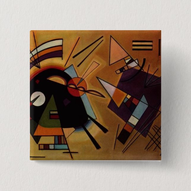 Kandinsky Black-violet Button (Front)