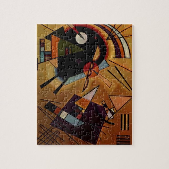 Kandinsky Black Violet Jigsaw Puzzle (Vertical)