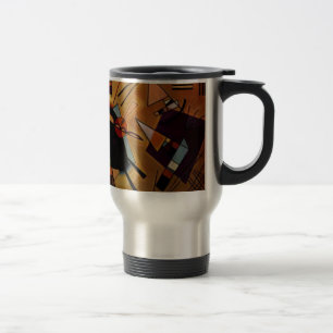 Kandinsky Black Violet Travel Mug