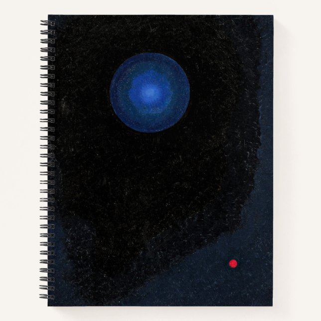 Kandinsky - Blue, abstract art Notebook (Front)