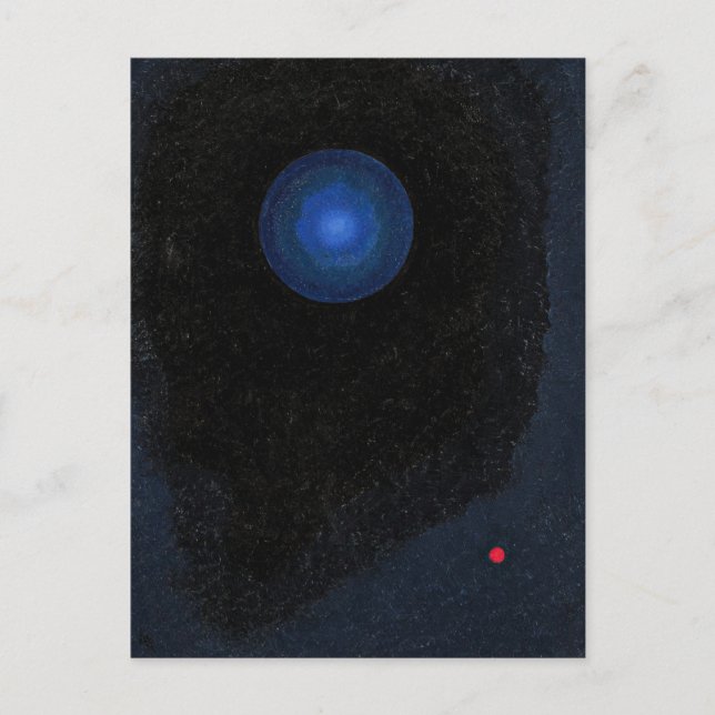 Kandinsky - Blue, famous artwork, Postcard (Front)