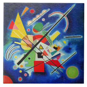 Kandinsky - Blue Painting Ceramic Tile