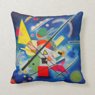 Kandinsky Blue Painting Cushion