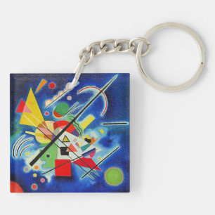 Kandinsky - Blue Painting, Key Ring