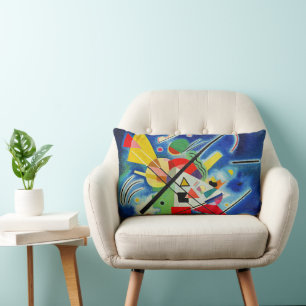 Kandinsky - Blue Painting Lumbar Cushion