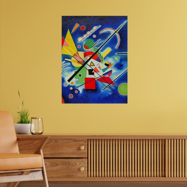 Kandinsky - Blue Painting Poster (Living Room 2)