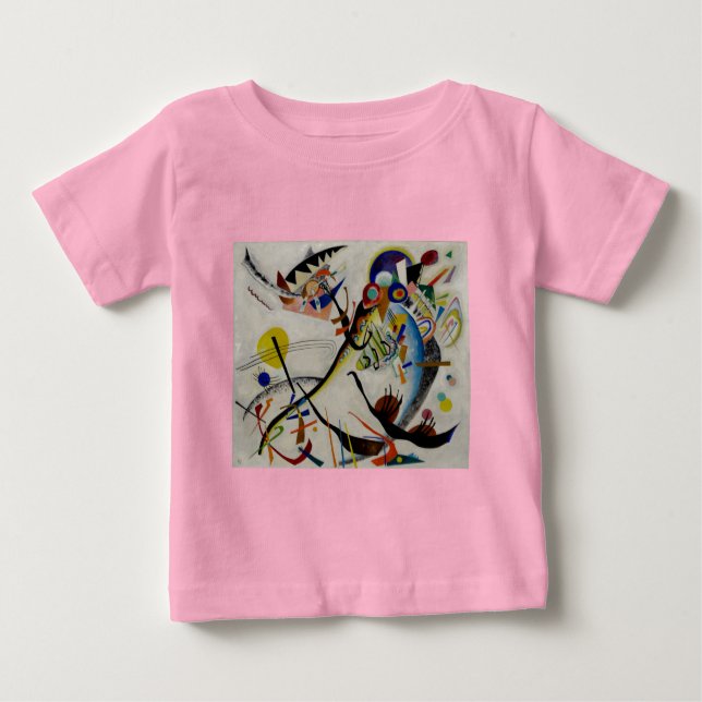 Kandinsky Blue Segment Baby T-Shirt (Front)