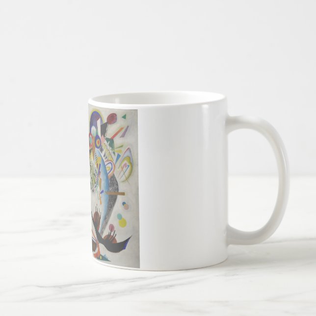 Kandinsky Blue Segment Coffee Mug (Right)