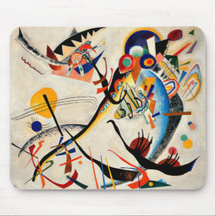 Kandinsky - Blue Segment Mouse Pad