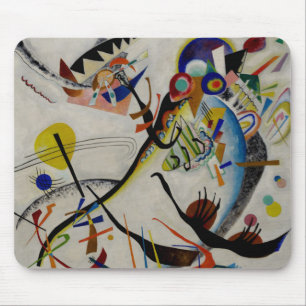 Kandinsky Blue Segment Mouse Pad