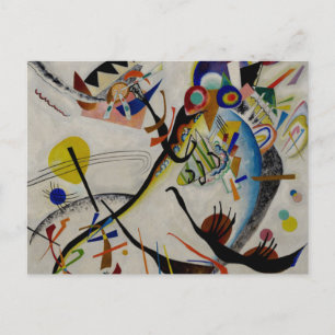 Kandinsky Blue Segment Postcard