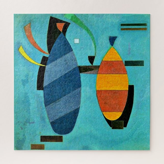 Kandinsky - Both Striped Jigsaw Puzzle (Vertical)