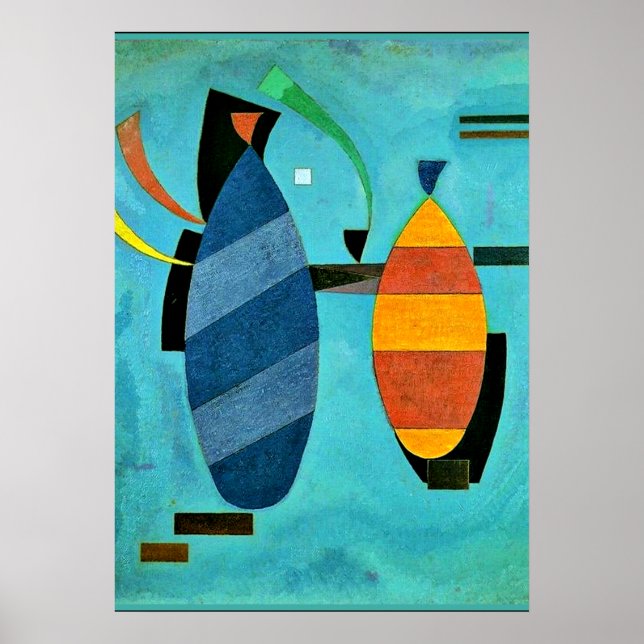 Kandinsky - Both Striped Poster (Front)