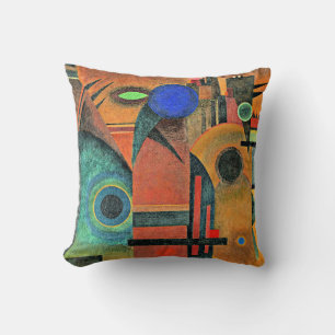 Kandinsky - Brown Silence Cushion