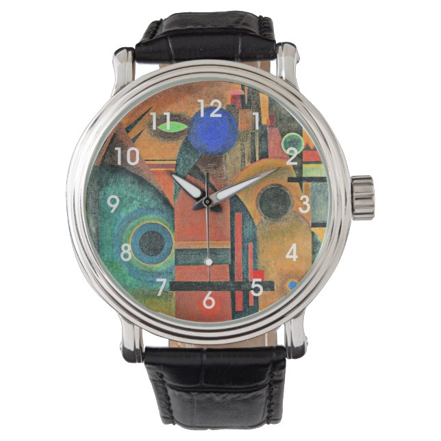 Kandinsky - Brown Silence Watch (Front)