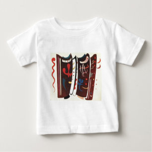 Kandinsky Brown with Supplement Abstract Baby T-Shirt