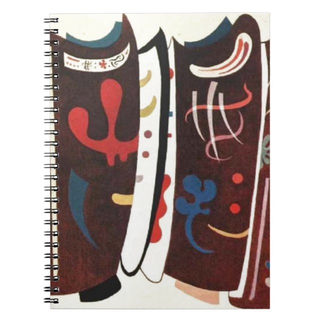 Kandinsky Brown with Supplement Abstract Notebook (Front)