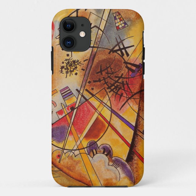 Kandinsky Brown Yellow Red Blue Case-Mate iPhone Case (Back)