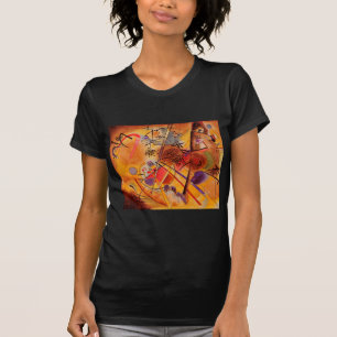 Kandinsky Brown Yellow Red Blue T-Shirt