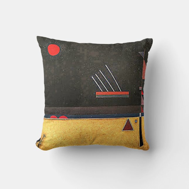 Kandinsky - Brownish Cushion (Front)