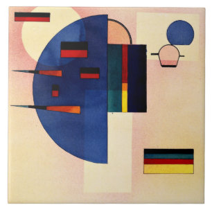 Kandinsky - Calmed, popular painting, Ceramic Tile