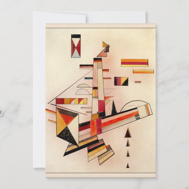 Kandinsky - Certainly, abstract art, Card (Front)