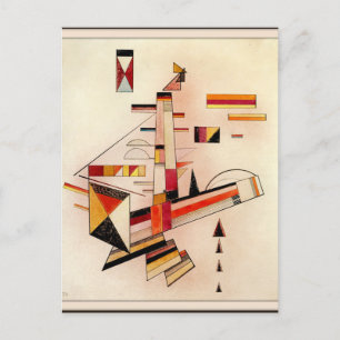 Kandinsky - Certainly, abstract art, Postcard