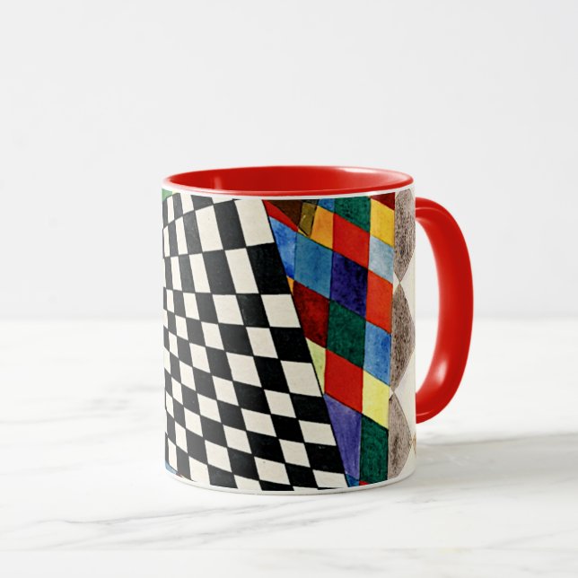 Kandinsky - Checked Mug (Front Right)