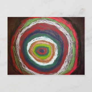 Kandinsky Circles Postcard