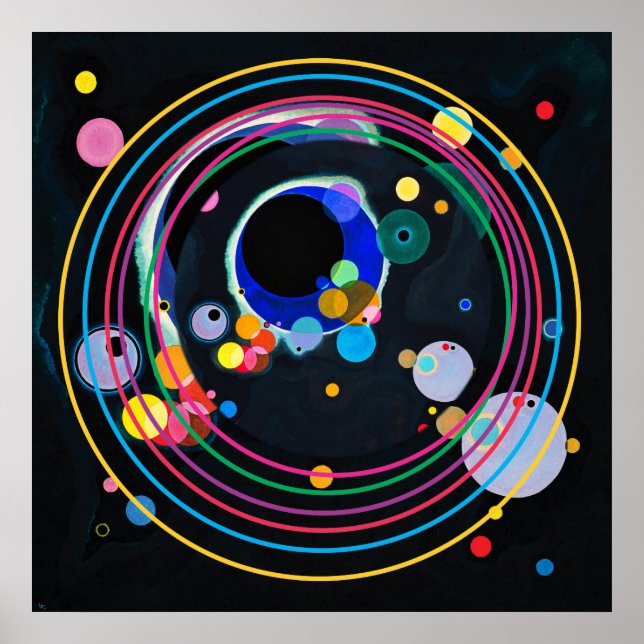 Kandinsky Circles Poster (Front)