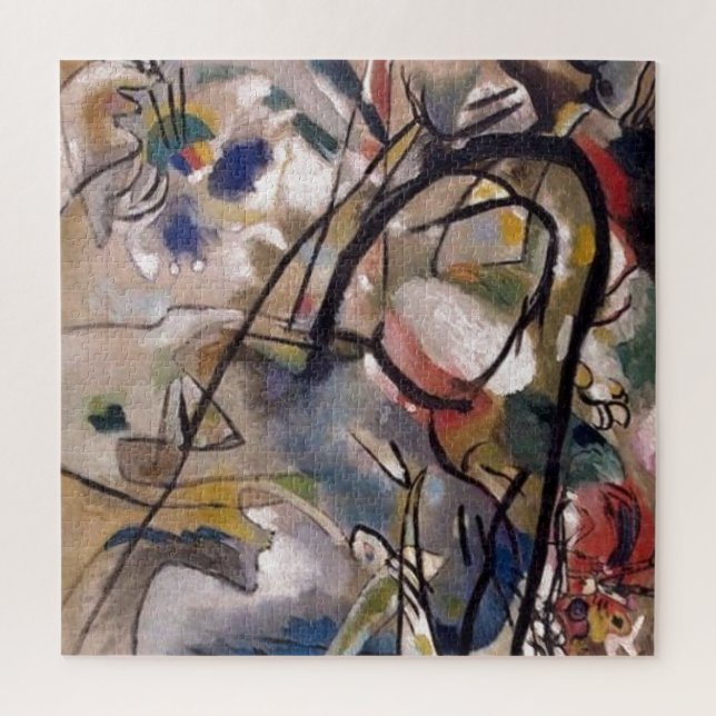 Kandinsky Claasical Abstract Art Painting Jigsaw Puzzle (Vertical)