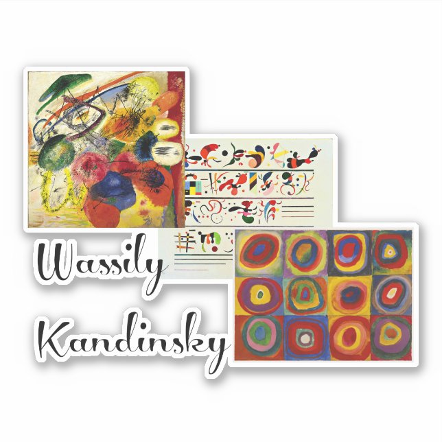 Kandinsky - Collage of his artwork (Front)