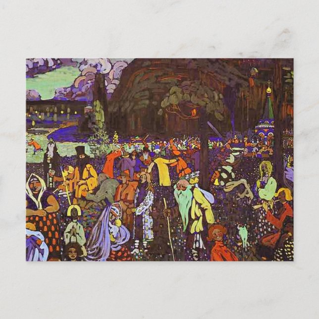 Kandinsky - Colourful Life, Postcard (Front)
