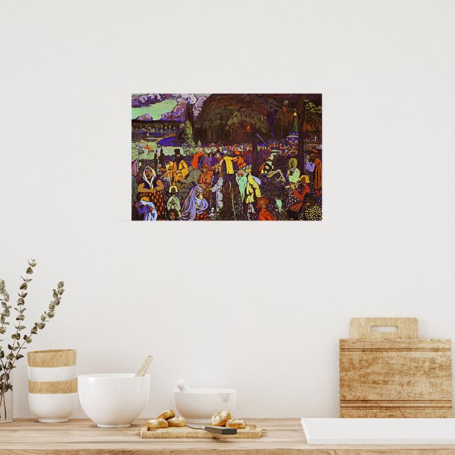 Kandinsky - Colourful Life, Poster (Kitchen)