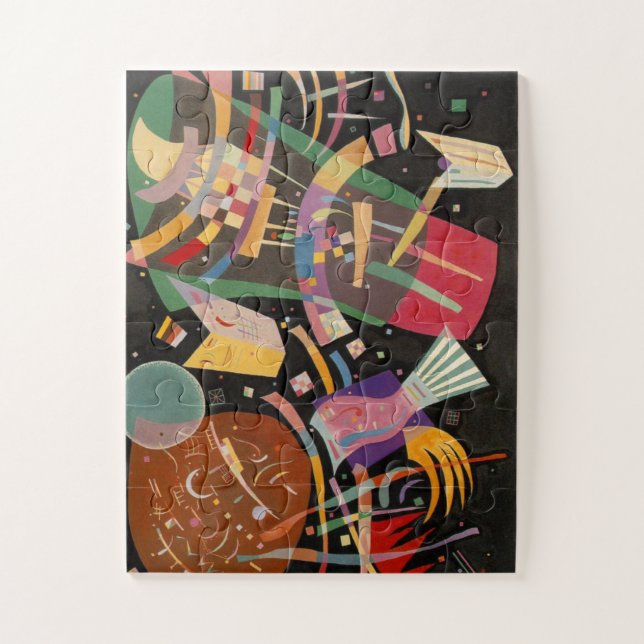 Kandinsky Composition 10 Abstract Painting Jigsaw Puzzle (Vertical)